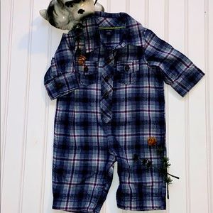 Gap Plaid Long Sleeve Flannel Outfit Size 3-6M